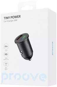 Автомобільний зарядний пристрій Proove Tiny Power 20W Black (ACTP20110001)