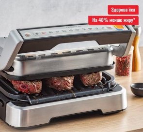 Гриль Tefal OptiGrill 2in1 Inox (GC772D30)