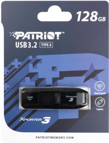 Флешка USB Patriot Xporter 3 128GB Black (PSF128GX3B3U)