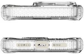 Фото: Чохол iTSkins for iPhone 15 Pro HYBRID R Spark with MagSafe Transparent (AP5X-HBSPM-TRSP) № 4 | KTC