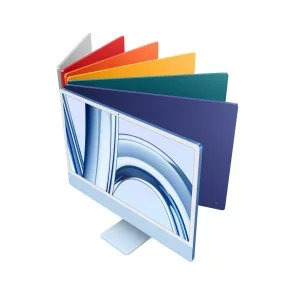 Фото: ПК моноблок Apple iMac 2023 24 Retina 4.5K M3 10GPU Blue (MQRR3) № 6 | KTC