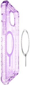 Чохол iTSkins for iPhone 15 Supreme R Spark with MagSafe Light purple (AP5N-MGSPA-LIPP)