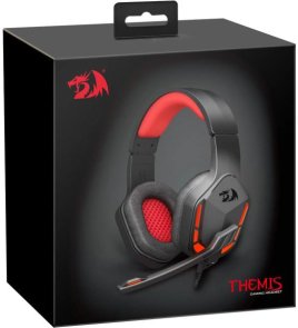 Гарнітура Redragon Themis H220 Black/Red (77662)