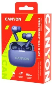 Фото: Навушники Canyon OnGo TWS-10 Purple (CNS-TWS10PL) № 7 | KTC