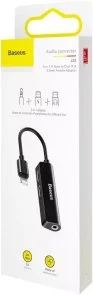 Фото: Перехідник Baseus L52 Lightning / 2xLightning/Jack 3.5mm Black (CALL52-01) № 3 | KTC