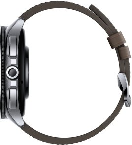 Смарт годинник Xiaomi Watch 2 Pro Silver Brown Leather Strap (BHR7216GL)