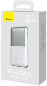 Батарея універсальна Baseus Baseus Bipow Pro 10000mAh 22.5W White (PPBD040002)