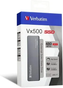 Фото: Зовнішній SSD-накопичувач Verbatim Vx500 USB 3.1 G2 480GB (47443) № 3 | KTC