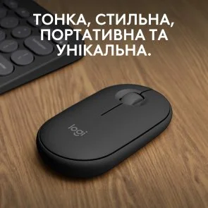 Фото: Миша Logitech Pebble 2 M350s Tonal Graphite (910-007015) № 11 | KTC