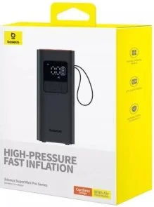 Фото: Автомобільний компресор Baseus SuperMini Pro Black (C11159300111-00) № 4 | KTC