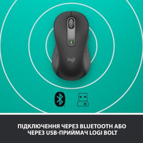 Миша Logitech Signature M650 L Left Graphite (910-006239)