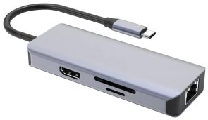 USB-хаб Proove Iron Link 6in1 Silver (HBI700010004)