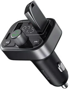 Фото: FM-трансмітер + АЗП Baseus Launcher S-09 Pro Black № 4 | KTC