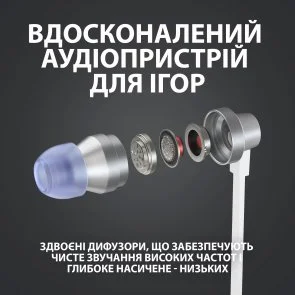 Фото: Навушники Logitech G333 White (981-000930) № 8 | KTC