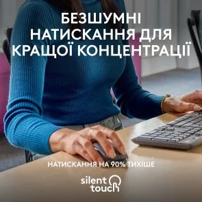 Фото: Миша Logitech M240 Silent for Business Graphite (910-007182) № 11 | KTC
