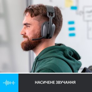 Гарнітура Logitech Zone Vibe 100 Graphite (981-001213)