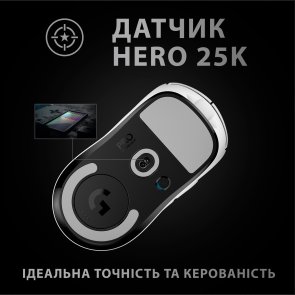 Миша Logitech G Pro X Superlight White (910-005942)