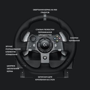  Кермо Logitech G920 Driving Force Xbox One/PC