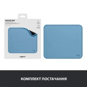 Фото: Килимок Logitech Mouse Pad Studio Series 200x230x2mm Blue Grey (956-000051) № 5 | KTC