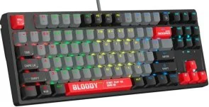 Фото: Клавіатура Bloody S87 BLMS Red Plus Switch Energy Red (S87 Energy Red) № 4 | KTC