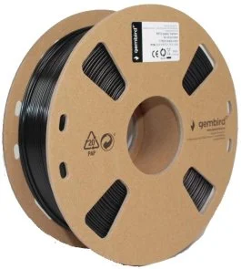 Фото: Пластик (філамент) для 3D друку Gembird 3D PETG 1kg/1.75mm Filament Black (3DP-PETG1.75-01-BK) № 2 | KTC