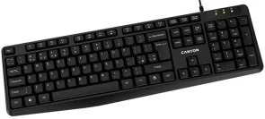Фото: Клавіатура Canyon CNE-CKEY01 UKR/ENG USB Black № 2 | KTC