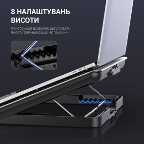 Підставка для ноутбука GamePro CP620S Silver