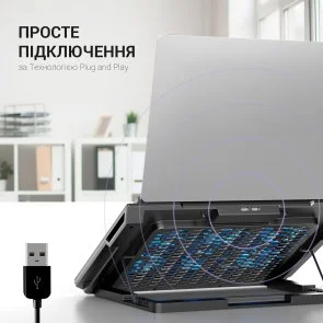 Фото: Підставка для ноутбука GamePro CP890 Black № 4 | KTC