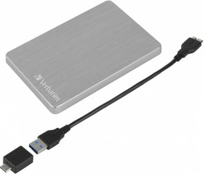 Зовнішній HDD Verbatim Store n Go ALU 2TB Silver (53666)