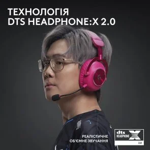 Фото: Гарнітура Logitech Pro X 2 Lightspeed Pink (981-001275) № 6 | KTC