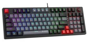 Фото: Клавіатура GamePro MK120R Red Switch USB Black № 2 | KTC