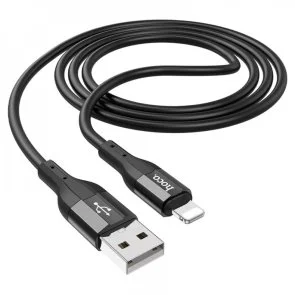 Фото: Кабель Hoco X72 Creator Silicone AM / Lightning 1m Black № 2 | KTC