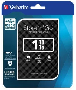 Фото: Зовнішній HDD Verbatim Store n Go 1TB Black (53194) № 3 | KTC