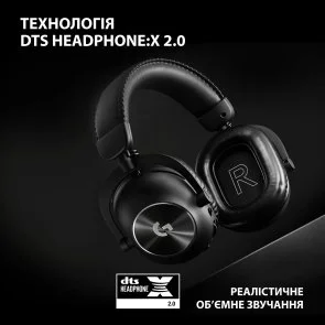 Фото: Гарнітура Logitech Pro X 2 Lightspeed Black (981-001263) № 2 | KTC