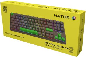 Клавіатура Hator Rockfall 2 Mecha TKL Autograph Edition Choco (HTK-527)