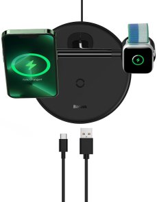 Swan 3in1 Wireless Magnetic Charging Bracket 20W Black