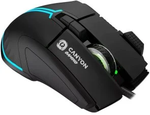 Фото: Миша Canyon Fortnax GM-636 USB Black (CND-SGM636B) № 3 | KTC