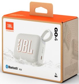 Портативна колонка JBL Go 4 White (JBLGO4WHT)