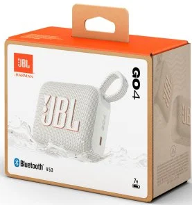 Фото: Портативна колонка JBL Go 4 White (JBLGO4WHT) № 9 | KTC
