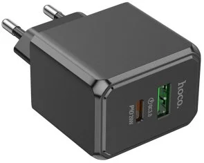 Фото: Зарядний пристрій Hoco CS14A Ocean 20W Black (6942007603898) № 4 | KTC