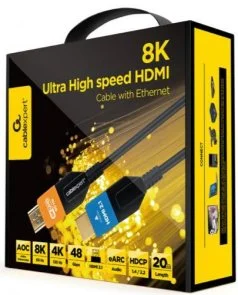 Фото: Кабель Cablexpert AOC v2.1 HDMI / HDMI 20m Black (CC-HDMI8K-AOC-20M) № 2 | KTC