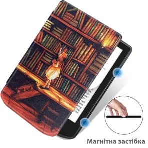 Фото: Чохол для електронної книги BeCover for Pocketbook 629 Verse/634 Verse Pro - Smart Case Library Girl (710975) № 5 | KTC
