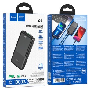  Батарея універсальна Hoco Q9 Shell 10000mAh Black (Q9 Shell Black)