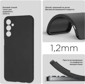 Фото: Чохол BeCover for Samsung M15 5G SM-M156 - Black (711045) № 3 | KTC