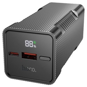 Батарея універсальна Hoco Q15 Flashlight 10000mAh 22.5W Black (Q15 Black)