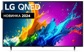 Телевізор QNED LG 86QNED80T6A (Smart TV, Wi-Fi, 3840x2160)