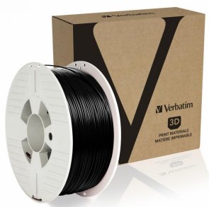 Філамент Verbatim 3D PET-G Filament 1.75mm/1kg Black (55052)