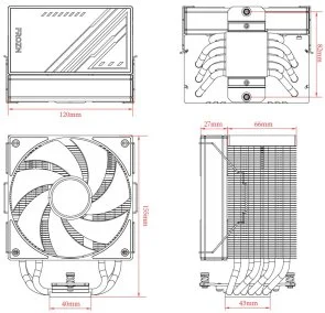 Фото: Кулер для процесора ID-COOLING FROZN A610 ARGB White № 7 | KTC