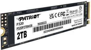 SSD-накопичувач Patriot P320 2280 PCIe 3.0 x4 NVMe 2TB (P320P2TBM28)