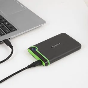 Фото: Зовнішній HDD Transcend StoreJet 25M3C 2TB Iron Gray (TS2TSJ25M3C) № 4 | KTC